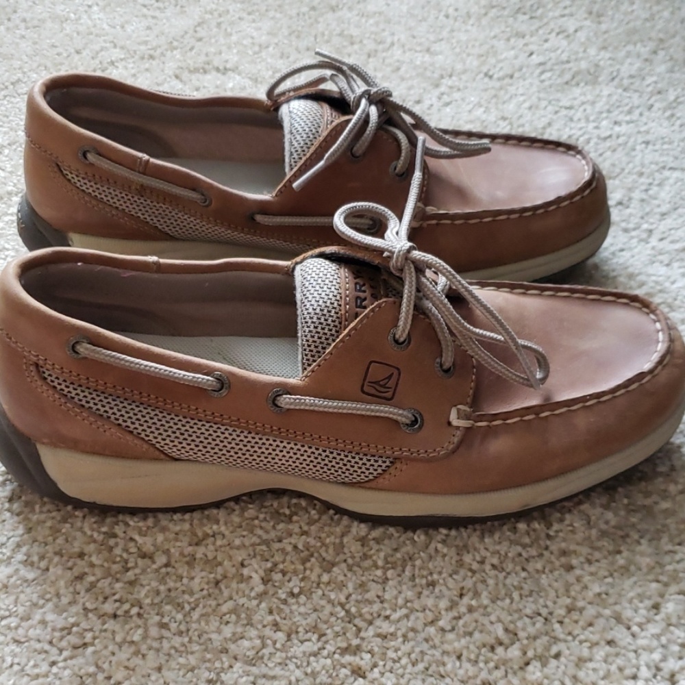 Brown Sperry Top Slider